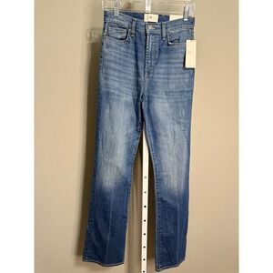 7 For All‎ Mankind Easy Boot Jeans 25 Medium Wash NWT Bootcut Denim Long 34.5